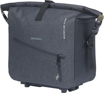 Çantë bagazhi biçiklete Basil Navigator Storm Trunkbag, 13L, i papërshkueshëm nga uji, e zezë