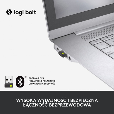 Tastierë Logitech Ergo, wireless, US INTL, grafit