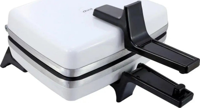 Aпарат за вафли Dezal 301.7 Profi, 1300W, XL, бел