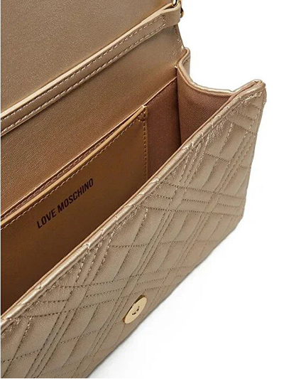 Çantë krahu për femra Love Moschino mMC0329, e artë