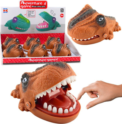 Loja tavolinë për fëmijë Biting Attacking Dinosaur, lodër kafshuese, kafe