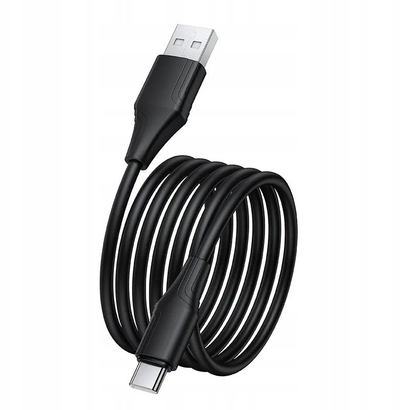 Kabllo karikimi HOCO Bien X124 Type C, 1m, 2.3A, e zezë