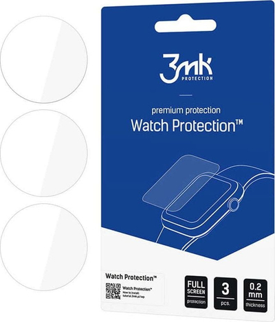 Folie mbrojtëse ekrani 3MK Watch Protection x3 për Xiaomi Amazfit GTR 2, transparente