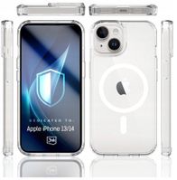 Mbështjellës telefoni 3MK Armor MagCase për iPhone 13 14, MagSafe, transparent