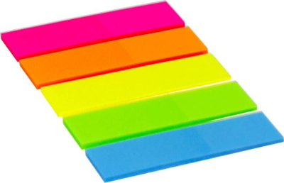 Shënues indeksues Starpak Fluo, 5 x 25 fletë, shumëngjyrëshe