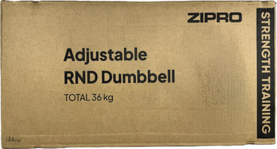 Pesha dore të rregullueshme Zipro Round, 1 x 36kg