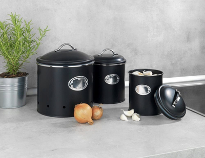 Enë kuzhine hermetike Wenko Nero, 1.6L, plastike, e zezë