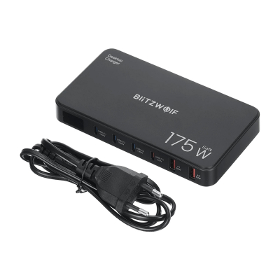Karikues tavoline BlitzWolf BW-S30, 175W, 4xUSB-C 2xUSB, i zi
