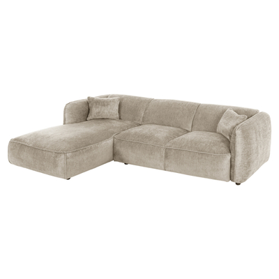 Divan këndor Treat (i majtë) 270×163×74 cm (HM3277.01L), bezhë