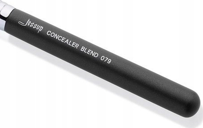 Furçë makijazhi Jessup 079 Concealer Blend, për korrektues, me qime sintetike, e zezë