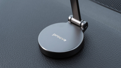 Mbajtëse magnetike për telefon Proove Hoop, ngjitëse, e zezë