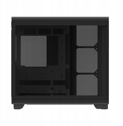 Kasa e kompjuterit AQIRYS Draco Midi Tower me ekran LCD, ARGB, e zezë