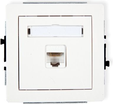 Prizë Karlik Deco, 1xRJ45, e bardhë