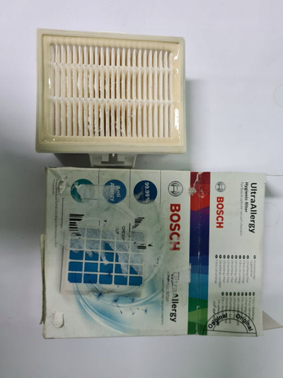 Filtër për fshesë me korrent Bosch UltraAllergy BBZ156UF, HEPA, universal, i bardhë