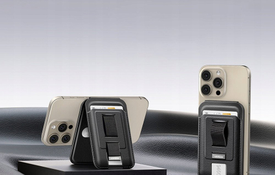 Portofol magnetik për telefon Ugreen 45166, MagSafe, me stand, i zi