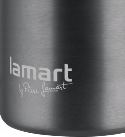 Termus LAMART LT4066 Bande, çelik inoksi, me kapak bambuje, gri e errët