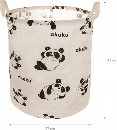 Shportë lodrash Akuku Panda, paloset, bardh e zi