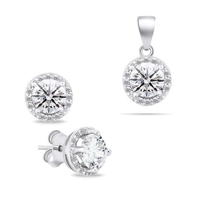 Set aksesorё Brilio Silver SET230W, vathё + varёse