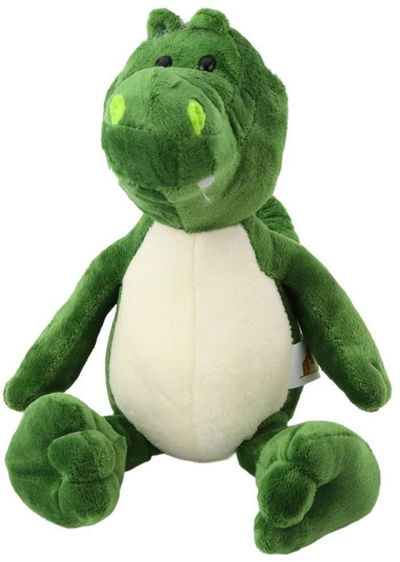 Lodër pelushi krokodil, 25cm, jeshile