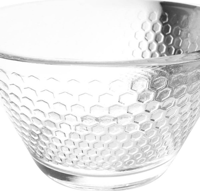 Set pjatash ëmbëlsire qelqi, 300ml, 6 copë, transparent