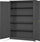 Dollap metalik Jan 2, me rafte, anthracite