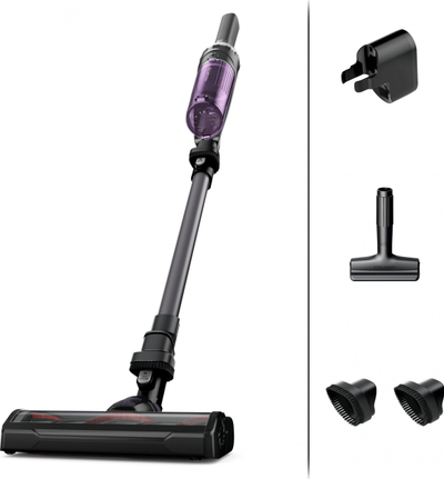 Fshesë me korrent pa kabllo Rowenta RH1128 X-Nano, me furçë me motor, dore, gri vjollcë