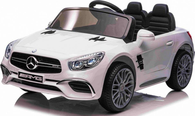 Makina elektrike për kalamaj Mercedes Benz AMG SL65 S, 2 motorë, deri 30 kg, e bardhë