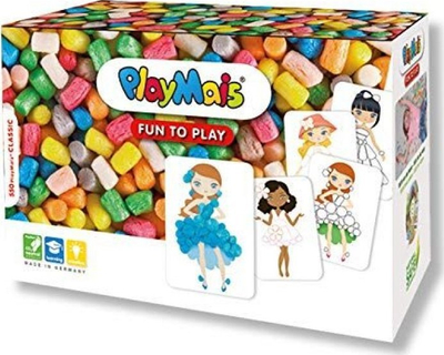 Set kreativ për fëmijë PlayMais FUN to PLAY Fashion, 550 copa, mbi 5 vjeç, shumëngjyrësh