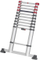 Shkallë teleskopike Hailo T80 FLEXLINE 7113-111, 3.95m, alumin, ngjyrë argjendi