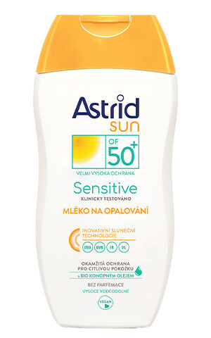 Losion për lëkurë të ndjeshme Astrid OF 50+, 150 ml