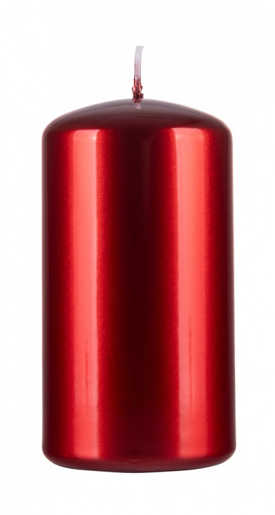 Qiri shtyllë Donau Home Aurora, parafinë, 70 x 130 mm, ruby