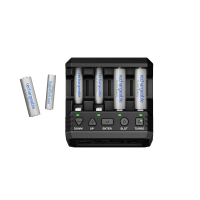 Karikues baterish SkyRC NC2200, 4 slote, NiMH NiCd, i zi