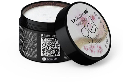 Xhel ndërtues Excellent PRO Dreamy Pink &amp; Gold, 15g, rozë me grimca ari