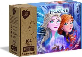 Puzzle Clementoni 104 Play For Future Frozen 2, 104 elemente