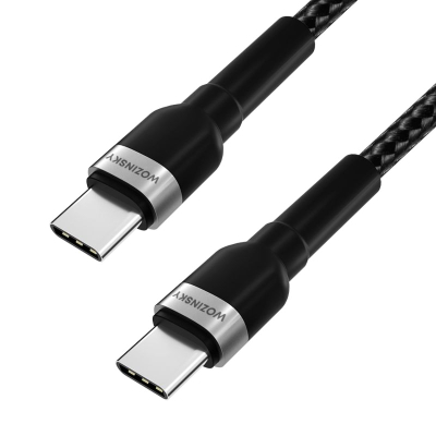 Kabllo USB C Wozinsky WNBCC2, PD 65W, 2m, e zezë