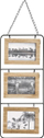 Kornizë fotografish Atmosphera Frame, MDF dhe metal, për varje në mur, ngjyrë druri