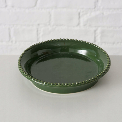 Vazo lulesh Boltze Home Juniper, porcelan, 15.7cm, jeshile