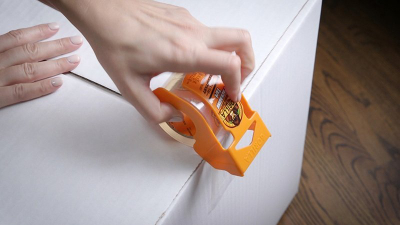 Shirit ambalazhimi Gorilla Packaging Tape, 72mm, 18m, me dispenser portokalli
