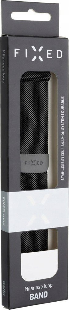 Rrip dore Apple Watch Fixed Mesh, 42/44/SE/45/49mm, çelik inox, i zi