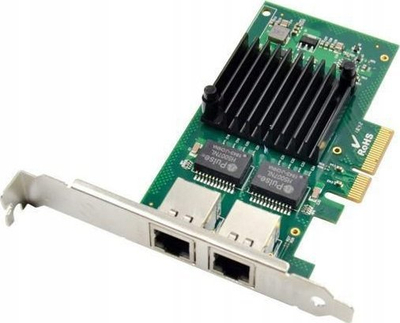 Kartë rrjeti Microconnect MC-PCIE-I350-T2, PCIe, 2x RJ-45 Gigabit, e gjelbër