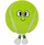 Top lojërash XQMax Emoji Tennis Ball, 23cm, prej gome, shumëngjyrësh
