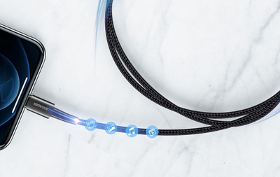 Kabllo kariku Essager USB C në Lightning, 1m, PD 27W, e zezë