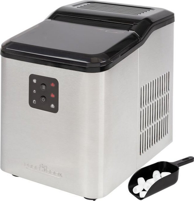 Aparat për kubikë akulli Clatronic PC EWB 1253, elektrik, portabël, argjendtë
