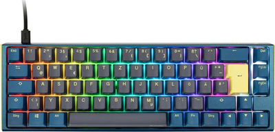 Tastierë mekanike Ducky One 3 SF DayBreak, layout gjerman, RGB, e zezë blu