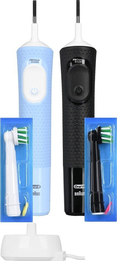 Furçë dhëmbësh elektrike Oral-B 3n1, me kokë rrethore, e bardhë