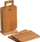 Set dërrasash prerëse Kesper, bambu, 29.5x15cm, 6 copë me mbajtëse