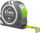 Метар Luna LPL Push Lock, 3 m, жолт