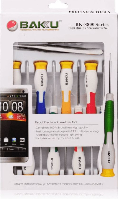 Set kaçavidash të imëta Baku BK8800, 10 copë, për elektronikë