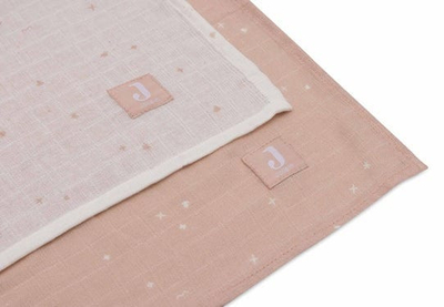 Mbulesa te holla muslin 115x115cm Twinkling - Wild Rose (2pack)