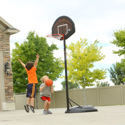 Kosh basketbolli portativ Lifetime Adjustable Youth, lartësi që e çon vetë 1.7 2.3 m, i zi